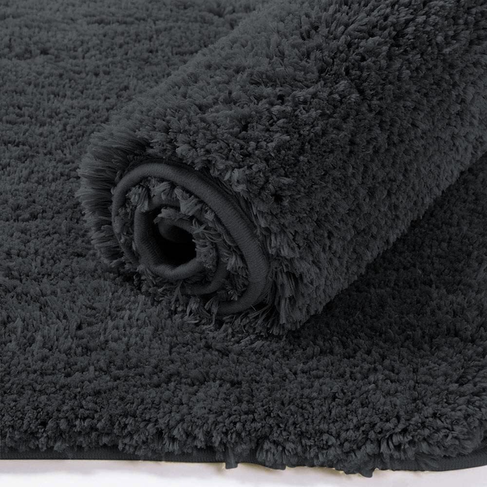 LUXE HOME INTERNATIONAL Newman Microfiber Anti-Skid Water Absorbent/Soaking Washable Rectangular Mat For Bathroom/Entrance/Kitchen/Bedside/Door/Living-Room/Prayer Room (Anthrea,16 X24 )