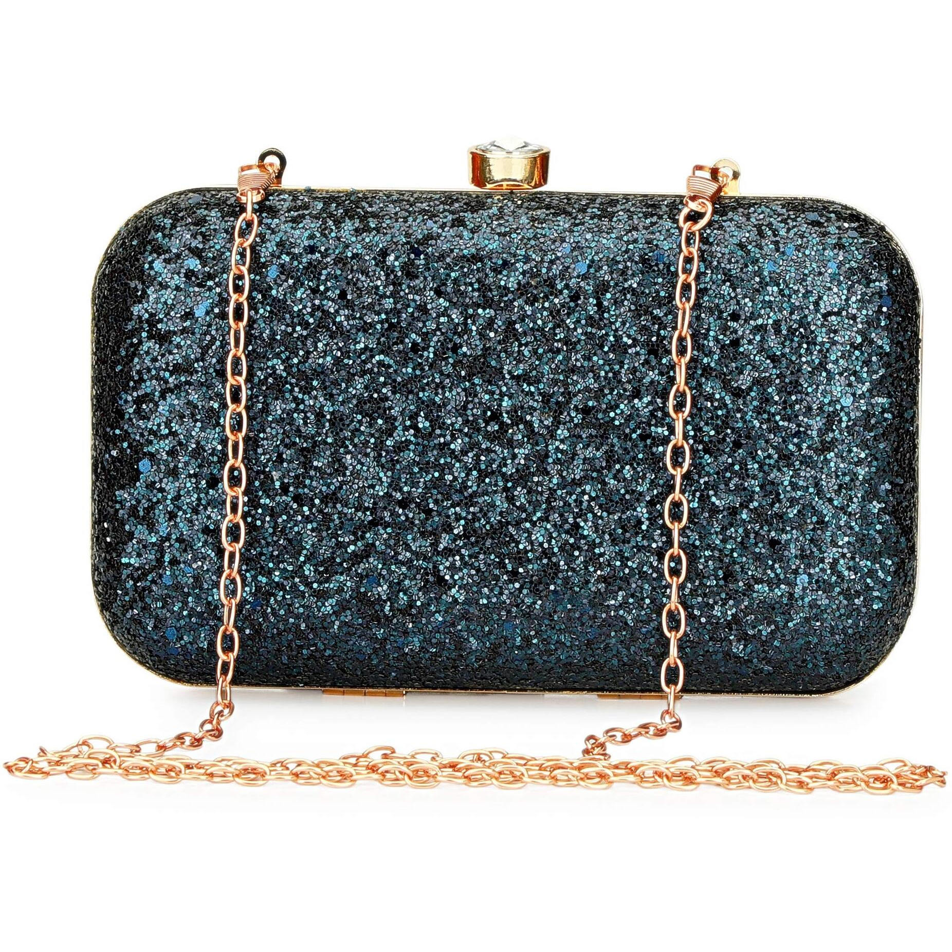 TOOBA Women s Grapes Work Box Clutch Navy Blue