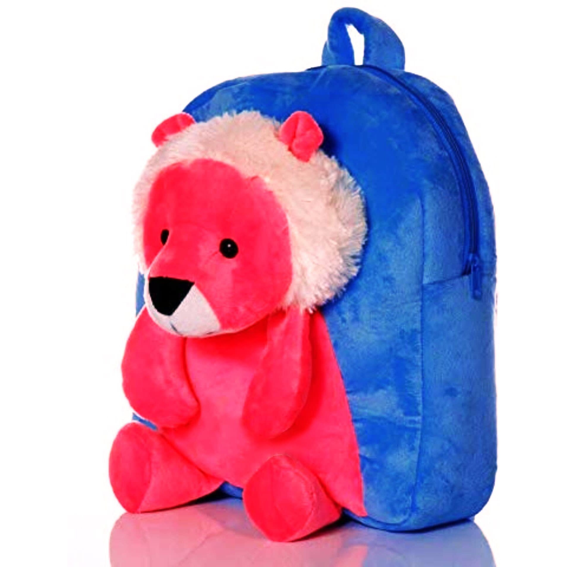 Frantic Kids Soft Animal Cartoon Travelling 10 Litre School Bag Soft Plush Backpacks Boy s Girls Baby For 2 To 5 Years Baby/Boy s/Girls Nursery, Preschool, Picnic(Greycabriolet) Small