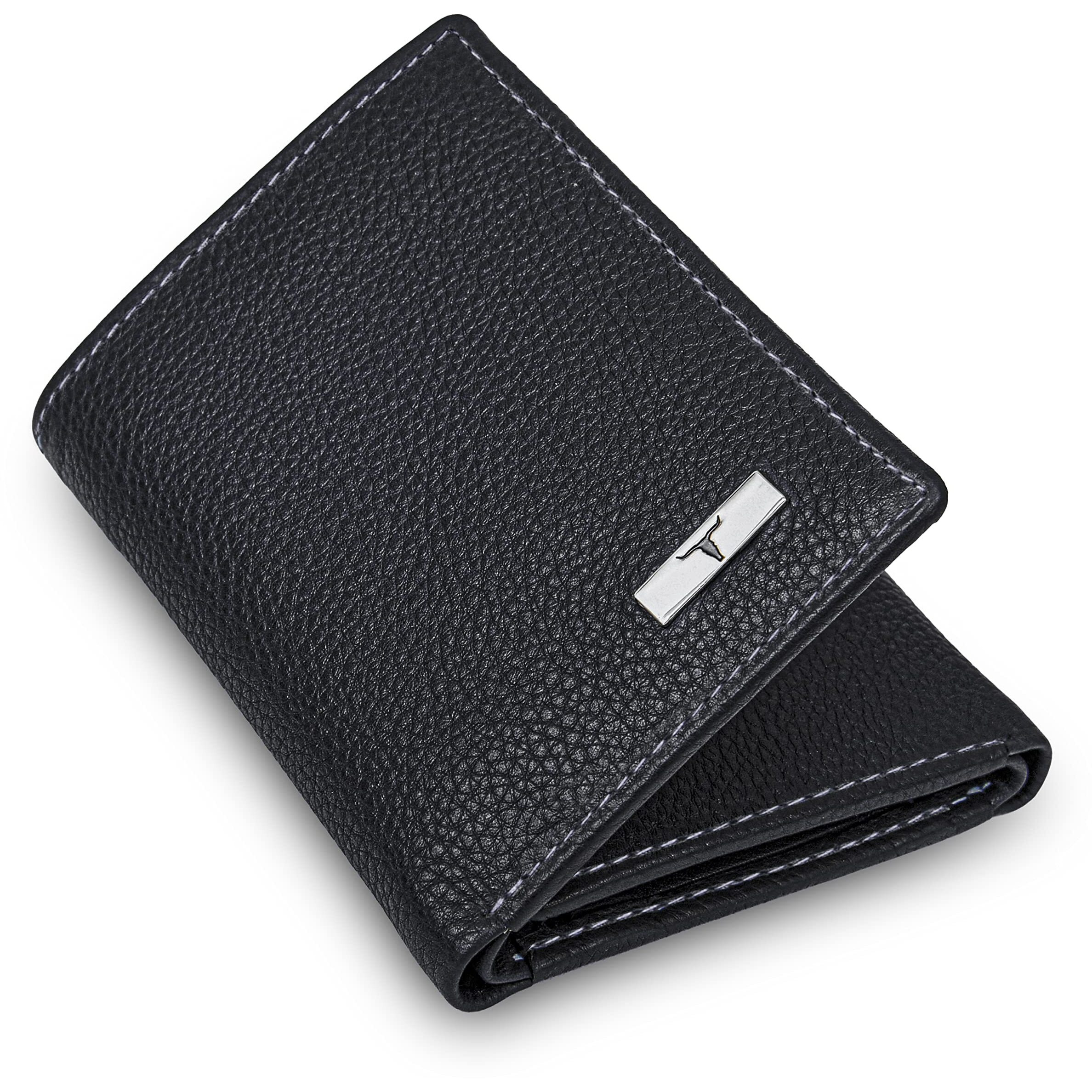 URBAN FOREST Travis Black Leather Wallet for Men
