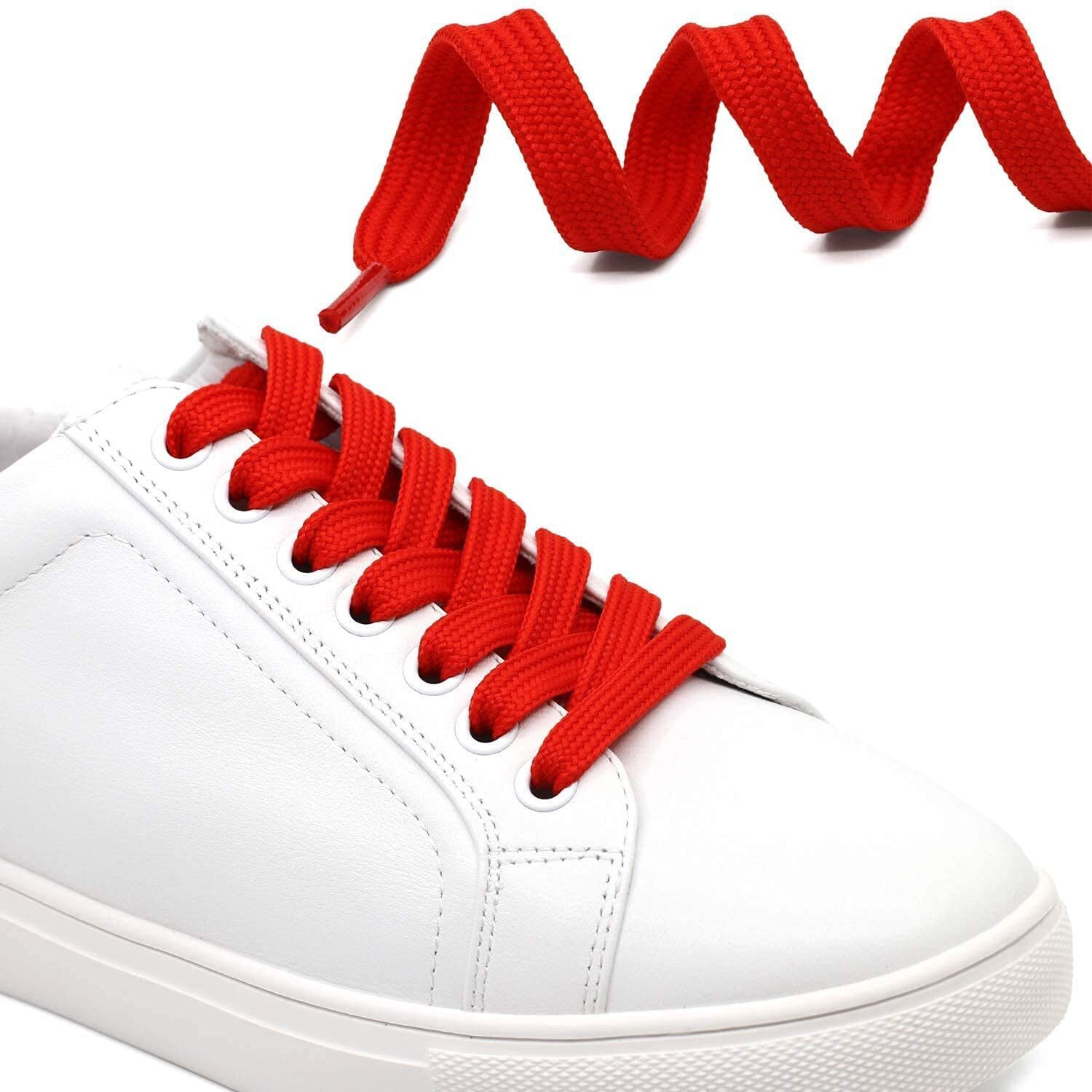 SHOESHINE Sport Shoelaces (6 Pairs) Flat Hollow Design casual shoe laces