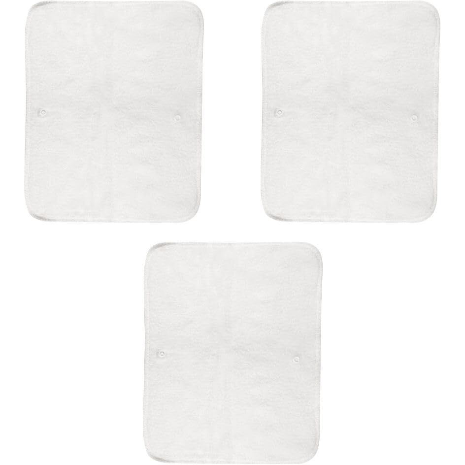superbottoms BASIC Quick Dry Pads Insert | Diaper liner for Adjustable Cloth Diaper,Washable & Reusable (Compatible with BASIC diapers) |Freesize Cloth Diaper-Unisex Baby,Pack of 3, 1 count