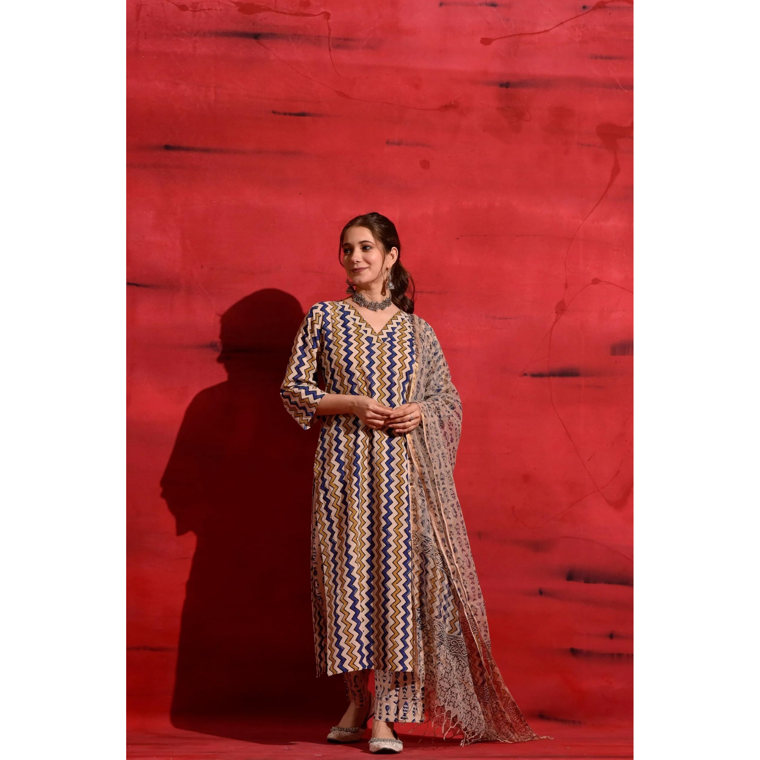 Kurta Set for Women || Women Kurta Set || 3pic Kurta for Women (Kurta-51-52-88) (in, Alpha, S, Regular, Multicolor 1)