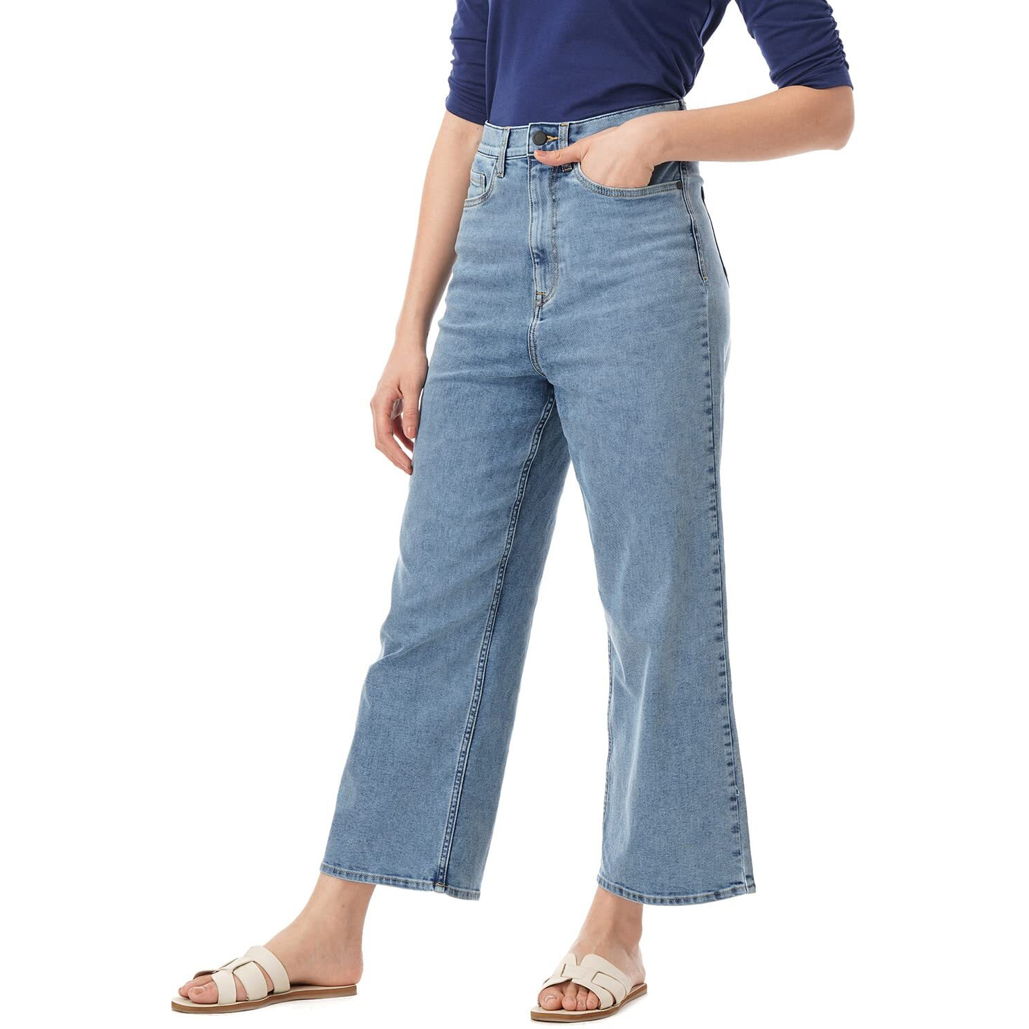 INKD Women's Stretchable Flare Jeans