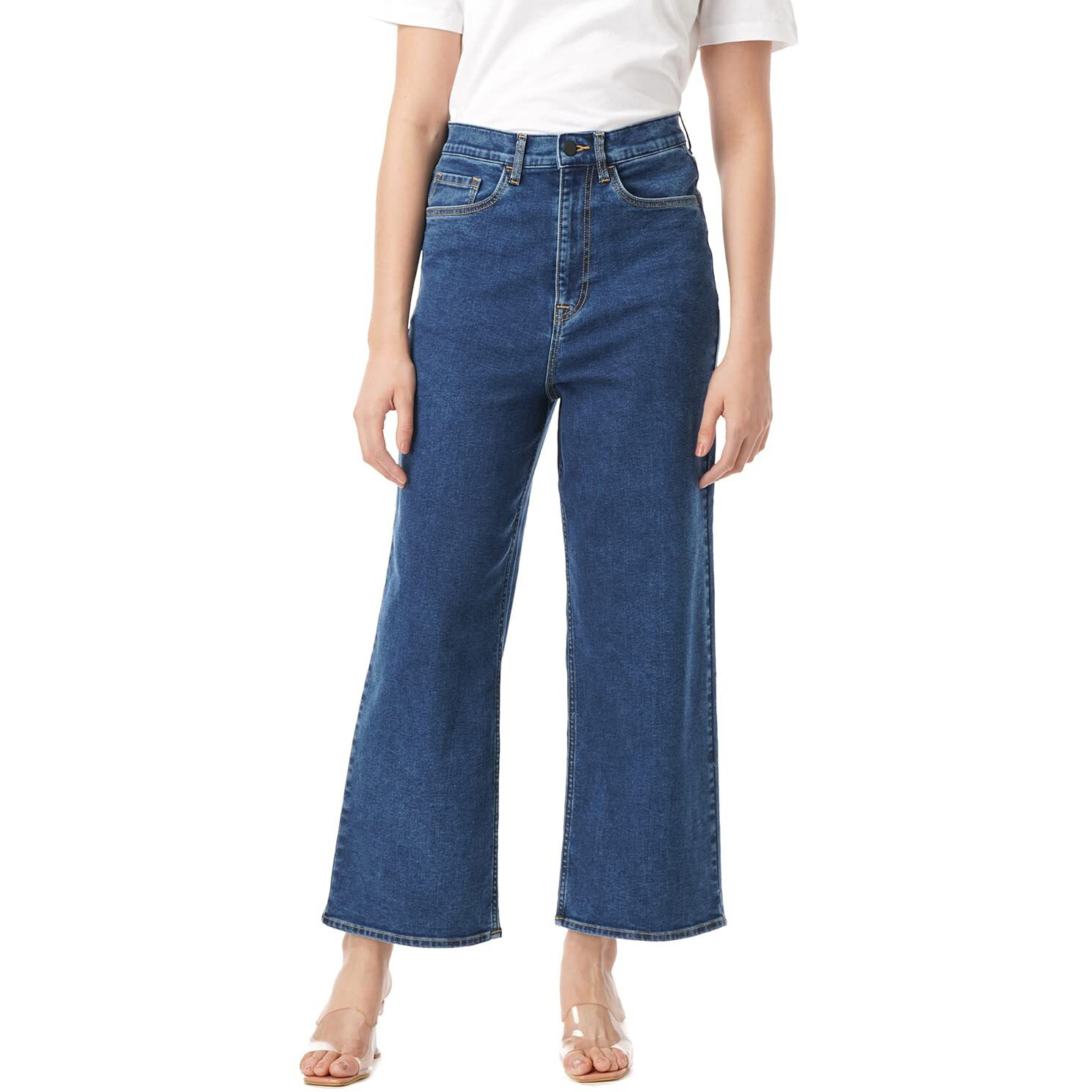 INKD Women's Stretchable Flare Jeans