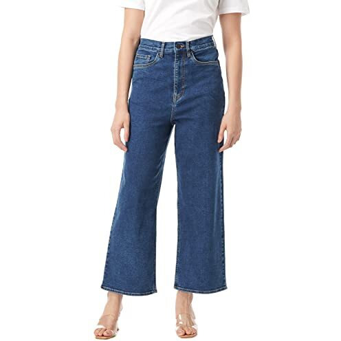 INKD Women's Stretchable Flare Jeans