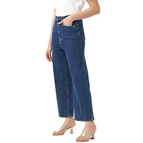 INKD Women's Stretchable Flare Jeans