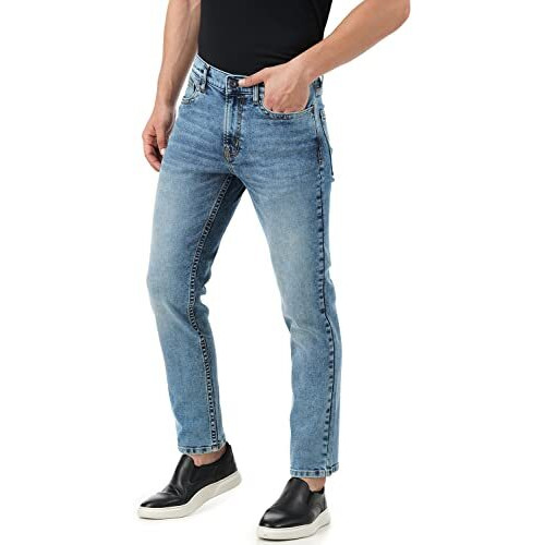 INKD Men's Lightweight & Stretchable Regular Fit Jeans
