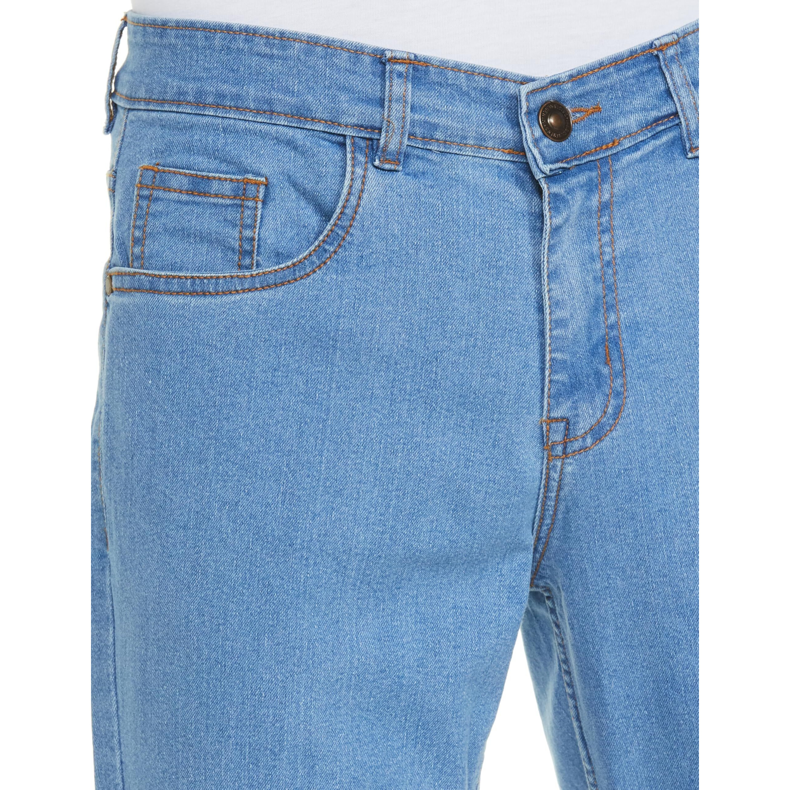INKD Men's Relaxed Jeans (INKAW24MJN-501_Airforce Blue