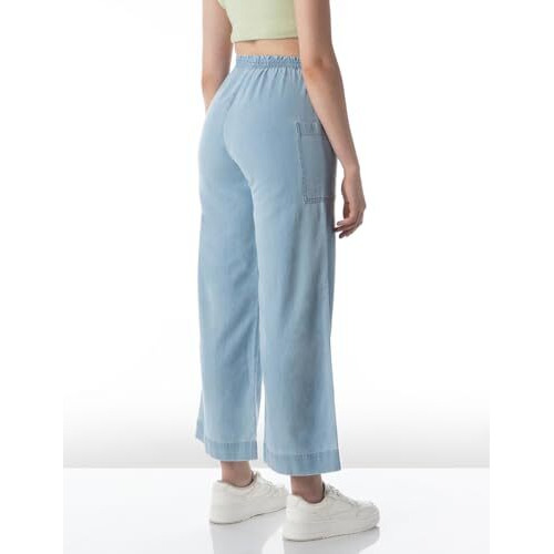 INKD Regular Fit Mid Rise Women's Jeans (Inkss24Wjn-401_Seaside Slate