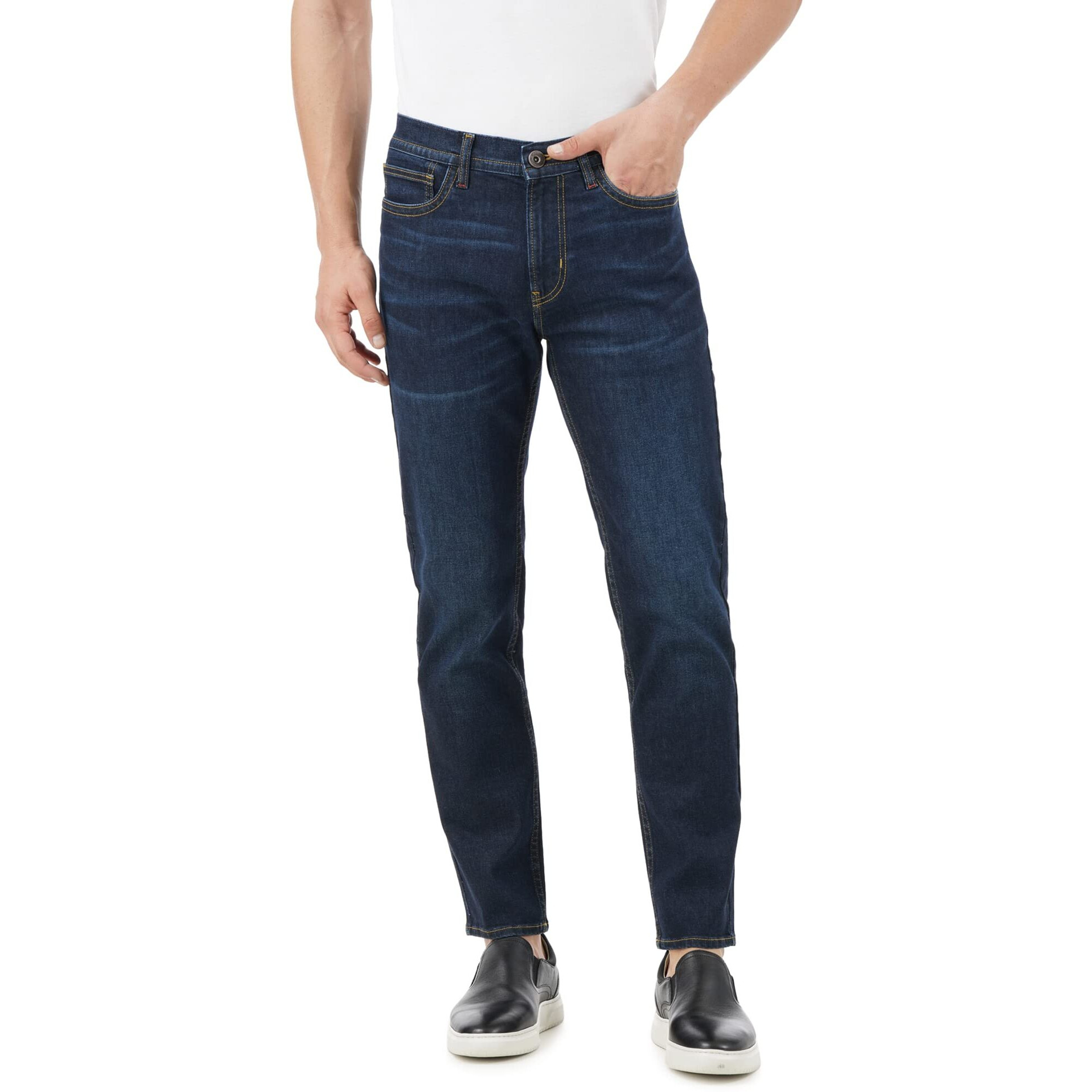 INKD Men's Regular Jeans (INKSS23MJN-004_Aegean_36)
