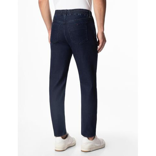 INKD Men's Relaxed Jeans (INKSS23MJN-005_Indigo-Deep Neptune
