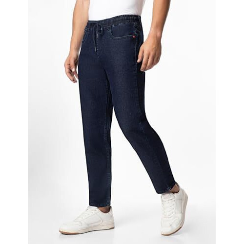 INKD Men's Relaxed Jeans (INKSS23MJN-005_Indigo-Deep Neptune
