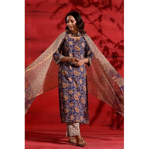 Kurta Set For Women || Women Kurta Set || 3pic Kurta For Women (Kurta 53-81-87) (Multicolor 3, XL)