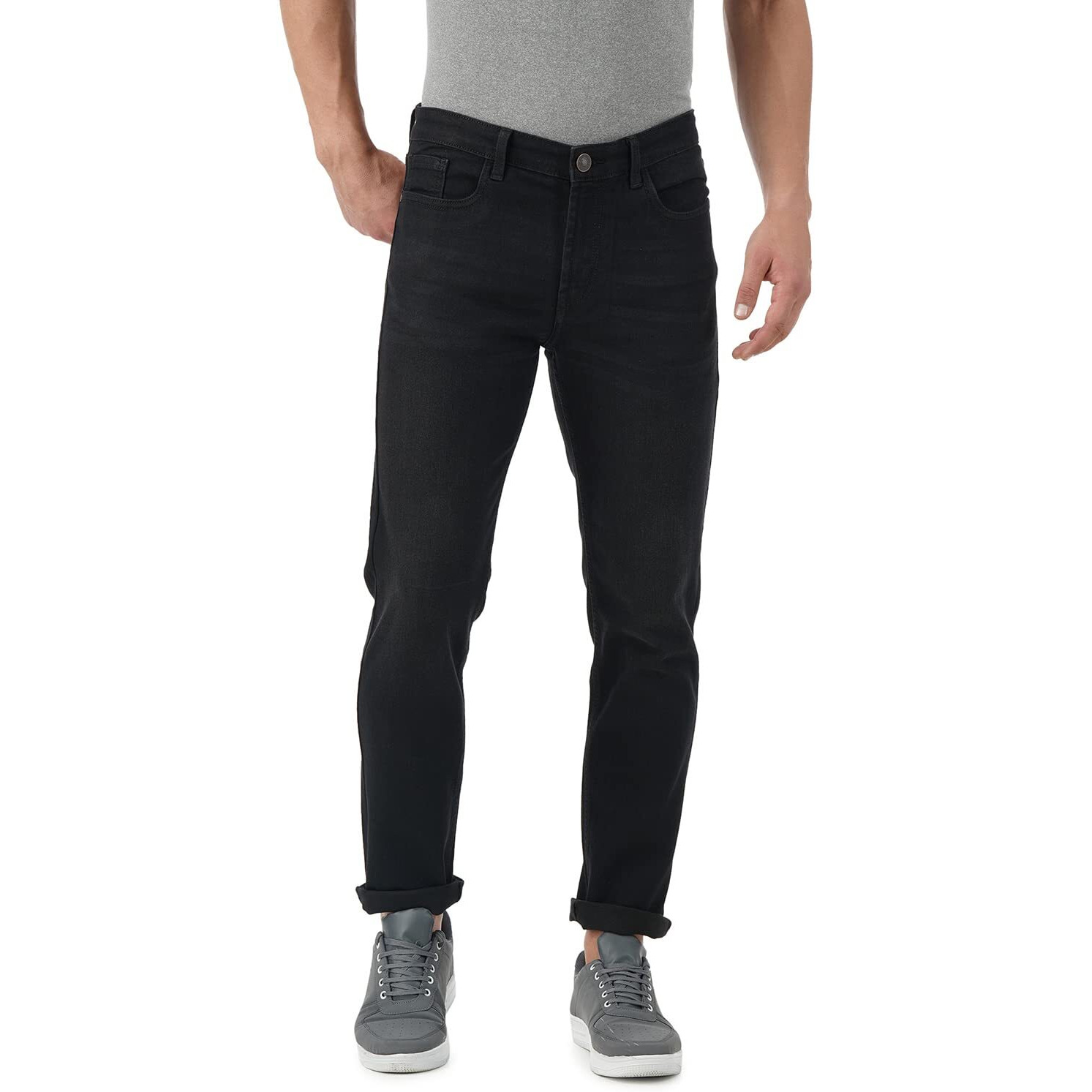 INKD Men's Stretchable Regular Fit Jeans