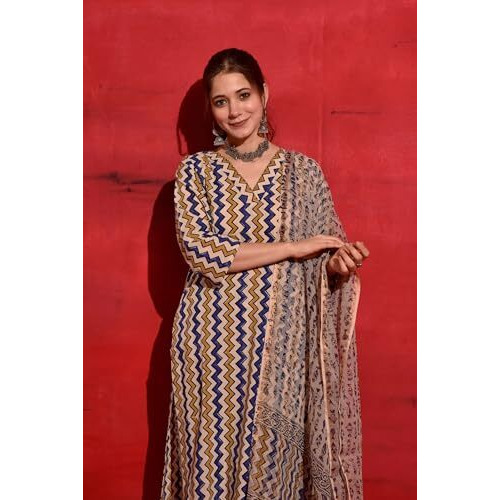 Kurta Set for Women || Women Kurta Set || 3pic Kurta for Women (Kurta-51-52-88) (in, Alpha, M, Regular, Multicolor 1)