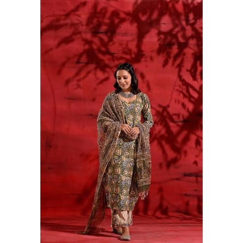Kurta Set For Women || Women Kurta Set || 3pic Kurta For Women (Kurta 53-81-87) (Multicolor 2, L)