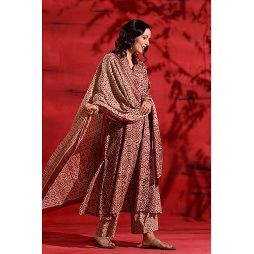 Kurta Set For Women || Women Kurta Set || 3pic Kurta For Women (Kurta 53-81-87) (Multicolor 4, S)
