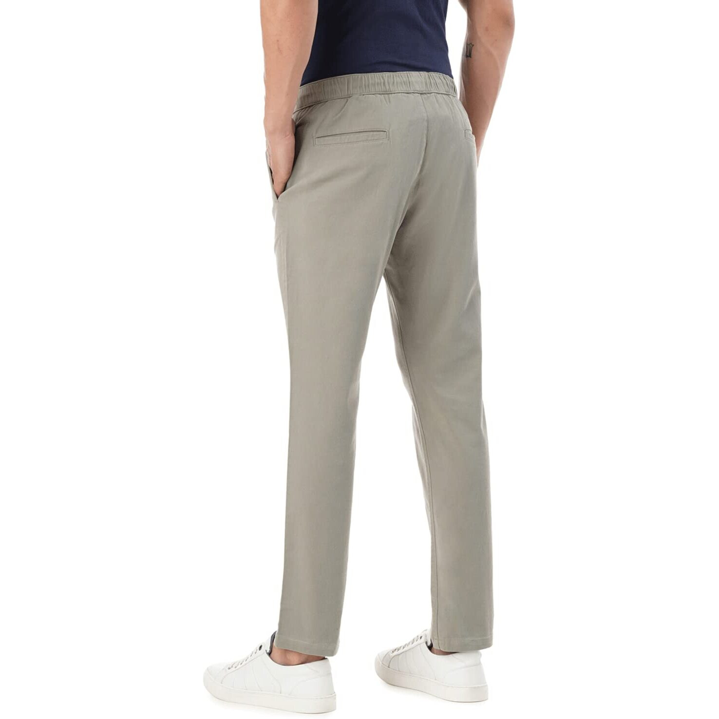 FYLTR Men's Regular Khakis (FYLSS23MK-003_Dried Sage_28)