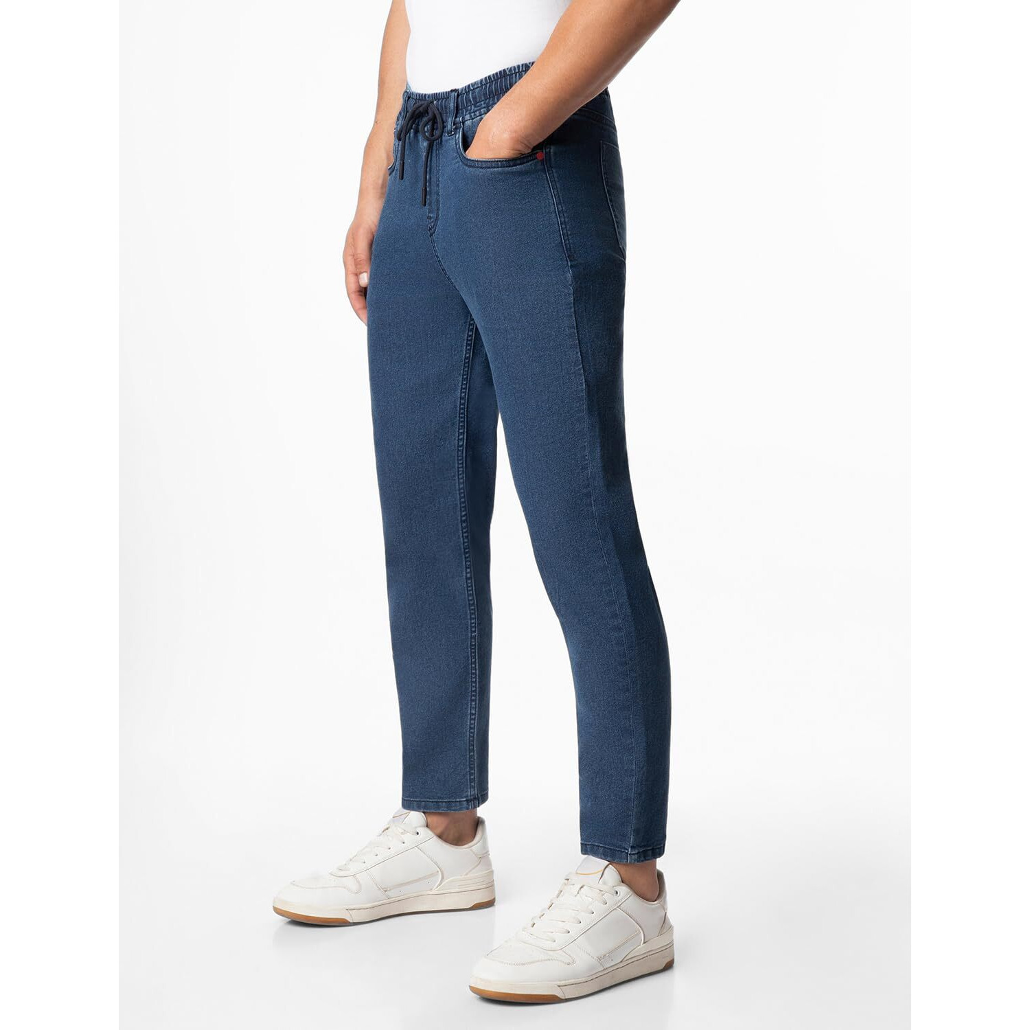 INKD Men's Relaxed Jeans (INKSS23MJN-005_Indigo-High Tide