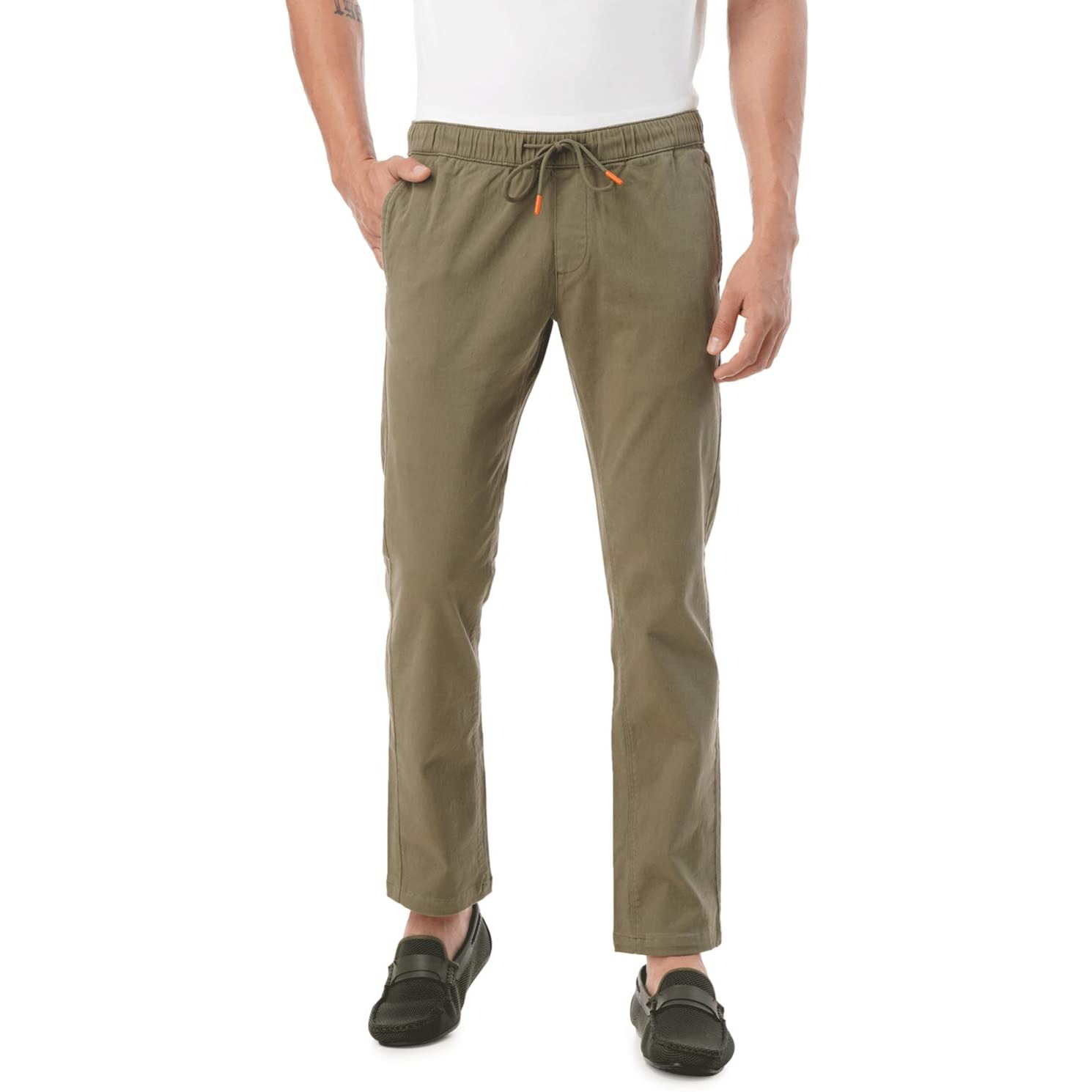 FYLTR Men's Regular Khakis (FYLSS23MK-003_Mythical Olive_30)