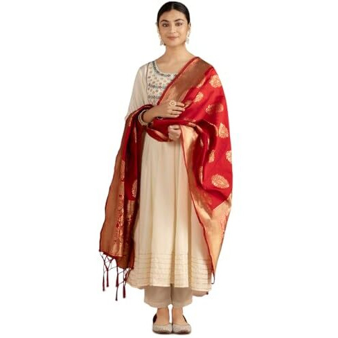 Kaari Rayon Staple Women's Kurta Set (KAAAW24WSKD-92031_Frangipani Cream