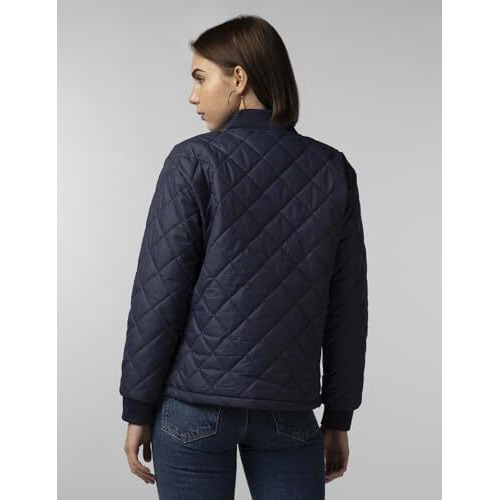 FYLTR Women's Winter Puffer Jacket with Patch Pockets - Stylish Boxy Fit | Full Sleeves | Extended Placket | Snap Button | Casual Winterwear for Women
