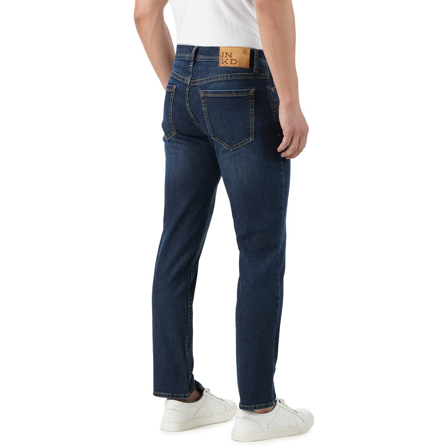 INKD Men's Regular Jeans (INKSS23MJN-004_Super Sapphire_28)