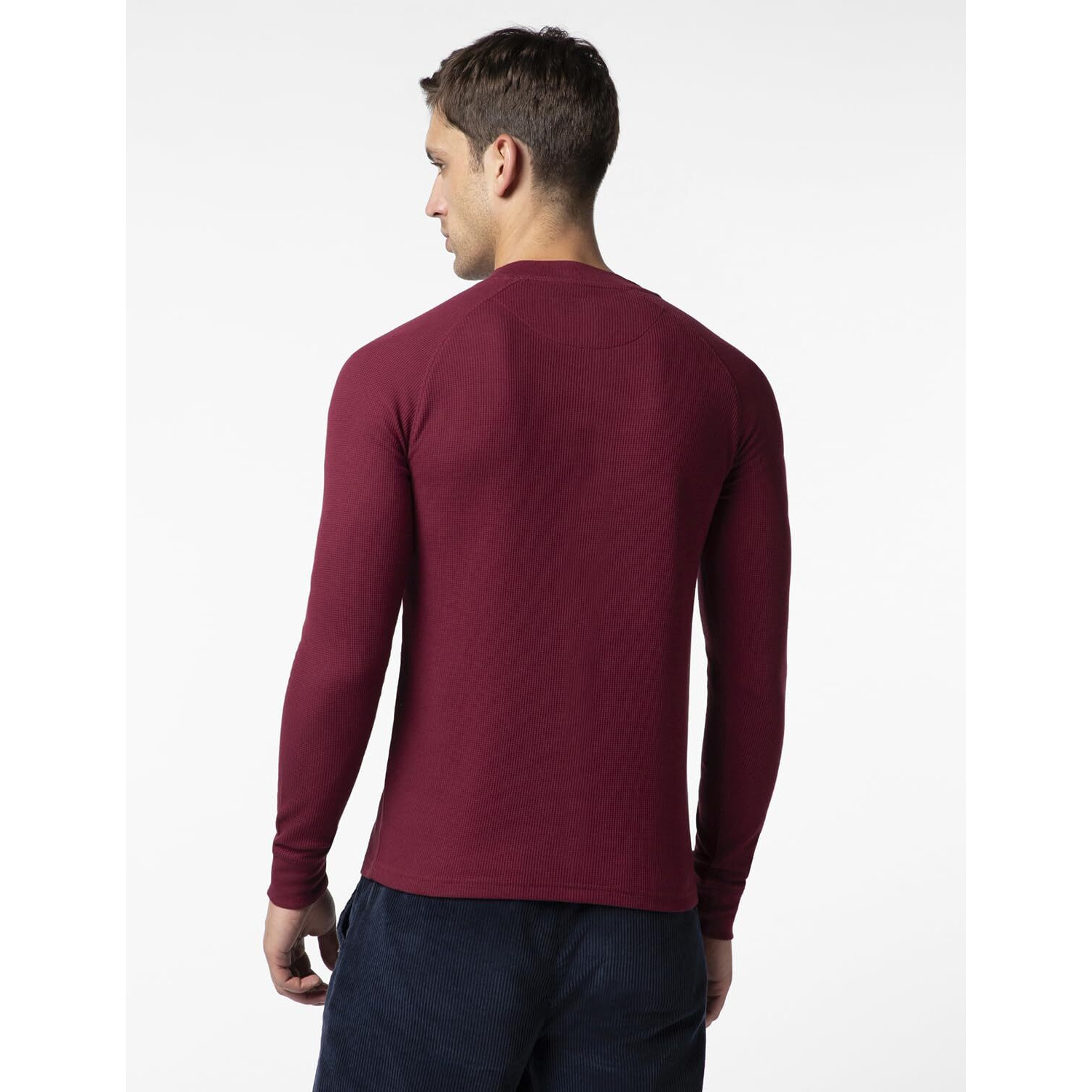 FYLTR Men's Casual Raglan Sleeve Henley T-Shirt with Pocket Detail - Full Sleeve | Buttoned Placket