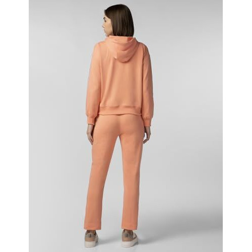 FYLTR Women's Drop Shoulder Hoodie & Joggers Set With Contrast Branded Tape on Sleeve and Jogger Side Seam - Rib Hem & Cuff | Slit Detail at Hem