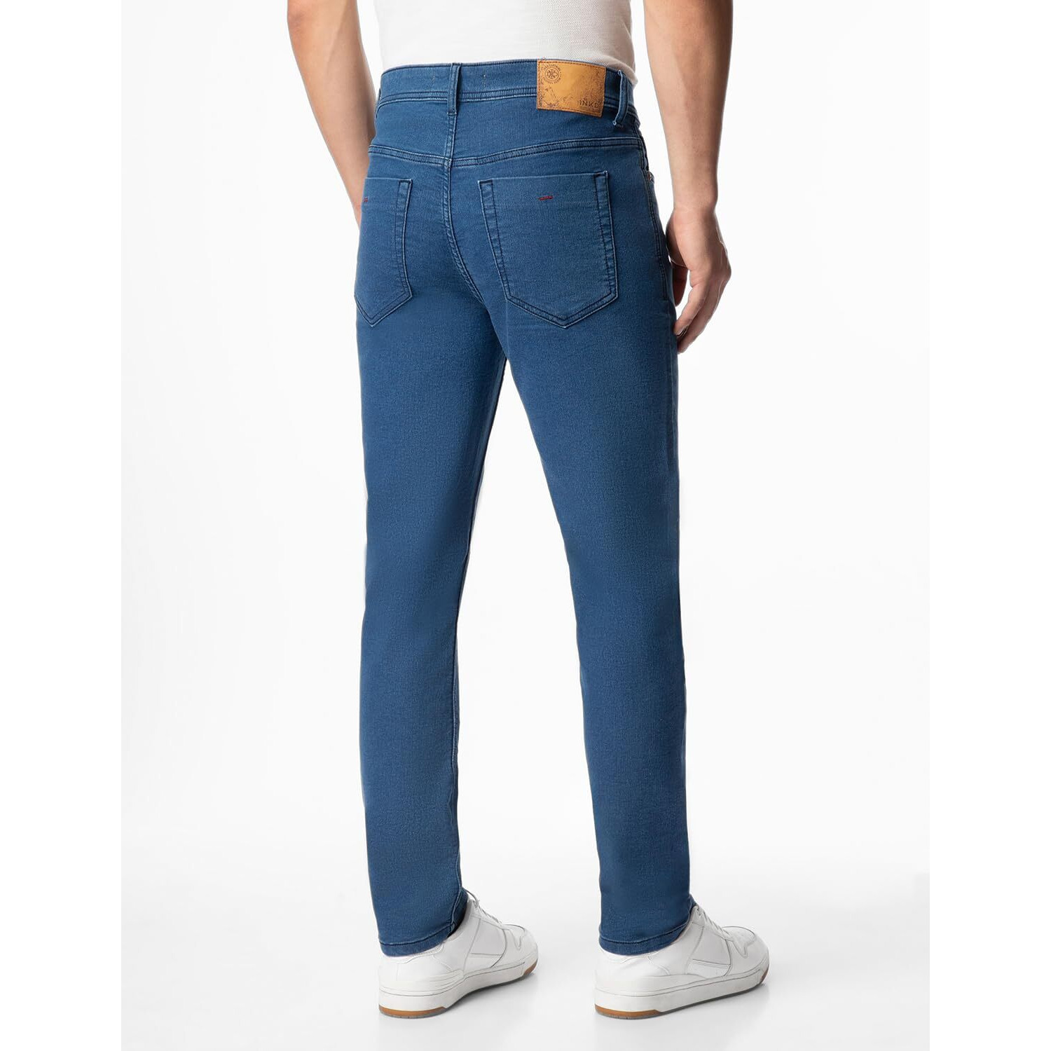 INKD Men's Regular Jeans (INKAW23MJN-020_Indigo-Deep Neptune
