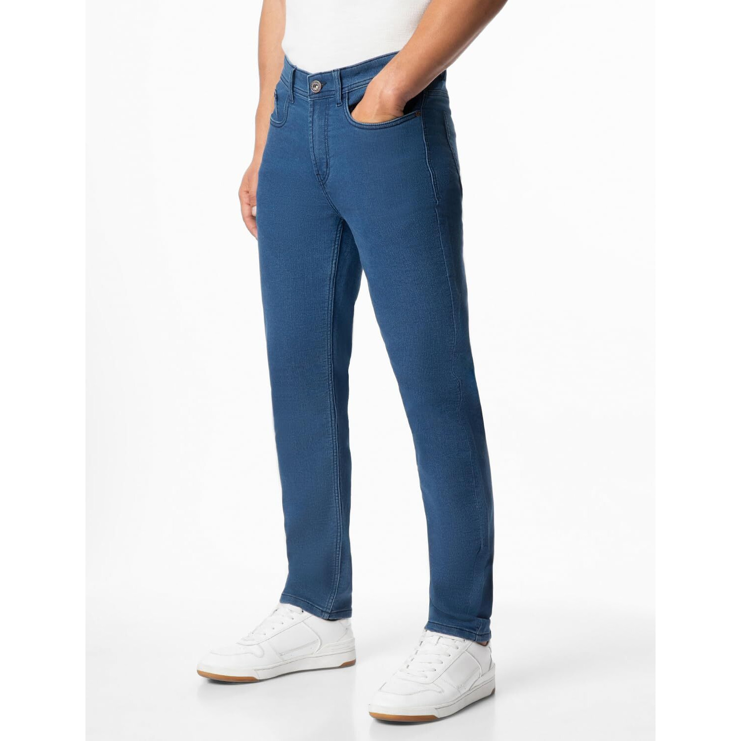 INKD Men's Regular Jeans (INKAW23MJN-020_Indigo-Deep Neptune