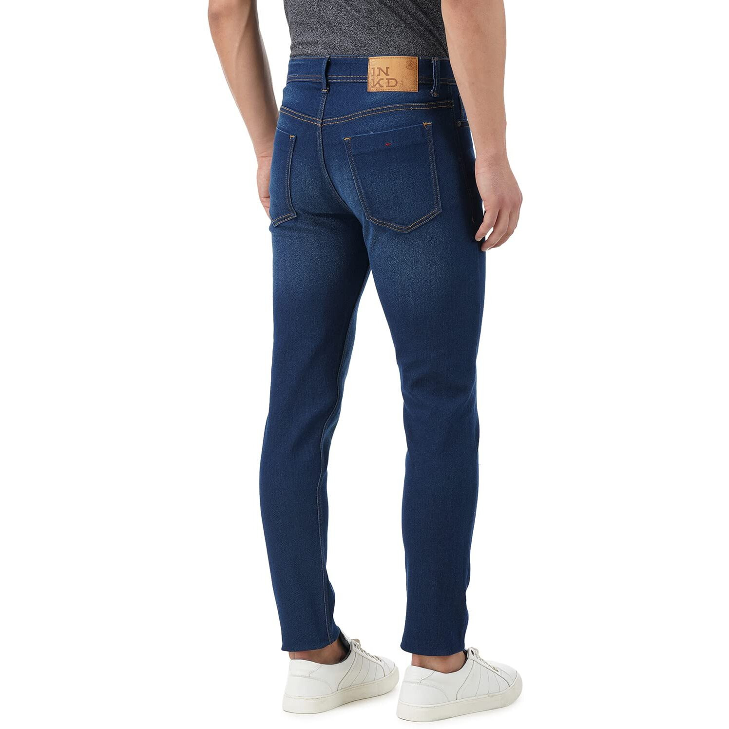 INKD Slim 1050 Men's Jeans (INKSS23MJN-003_Indigo-Super Sapphire_30)
