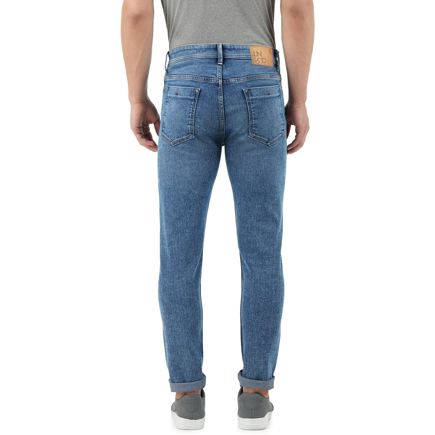 INKD Slim 1050 Men's Jeans (INKSS23MJN-003_Indigo-Denim Drama_30)