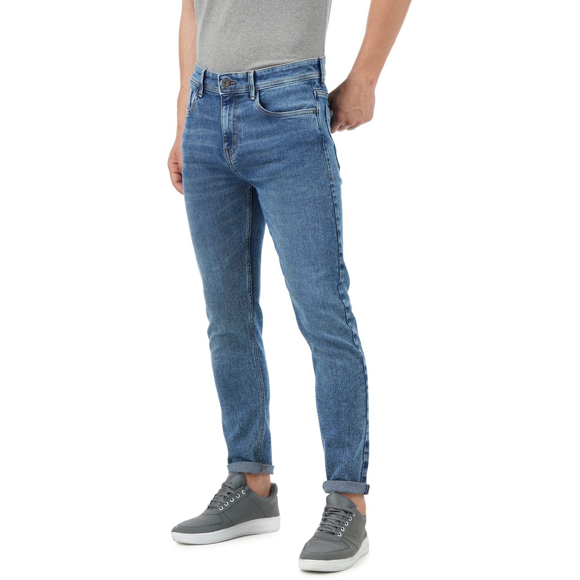 INKD Slim 1050 Men's Jeans (INKSS23MJN-003_Indigo-Denim Drama_30)