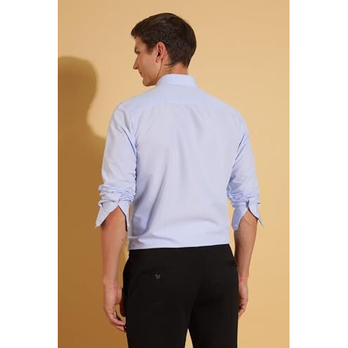 Formal Shirts for Men || Shirt for Men || Men Shirt (in, Alpha, M, Executive Blue)