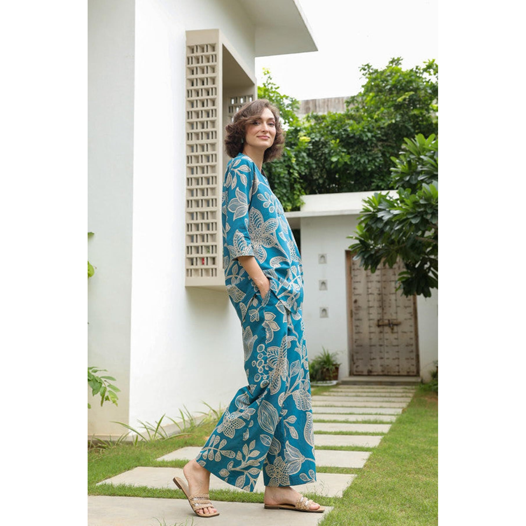 Kurta Set for Women || Women coords Set (SP-226-XL) Blue