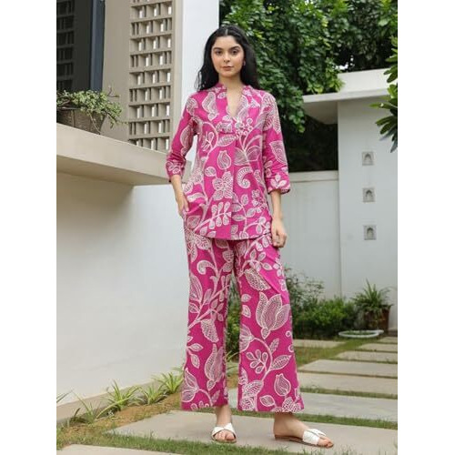 Kurta Set for Women || Women coords Set (SP-225-L) Pink