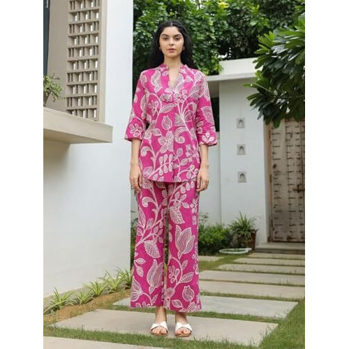 Kurta Set for Women || Women coords Set (SP-225-L) Pink
