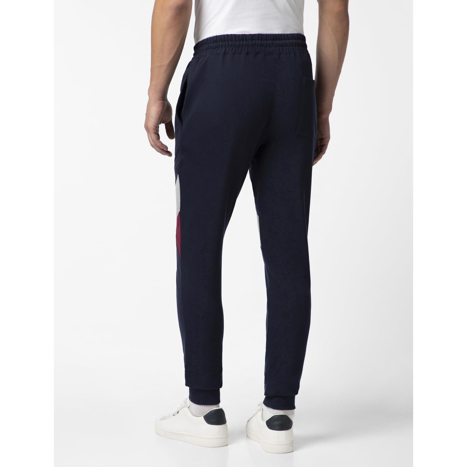 FYLTR Men's Colourblock Joggers with Elasticated Waist and Contrast Drawstrings