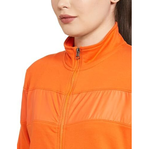 FYLTR Women's Casual Stand Collar Jacket With Cut and Sew Panel - Full Zip Closure | Side Pockets | Rib Hem & Cuff | Casual Winterwear For Women