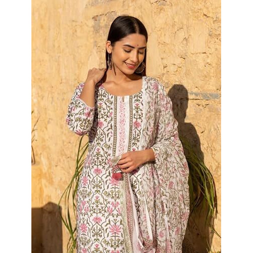 Kurta Set for Women || Women Kurta Set || 3pic Kurta for Women (Kurta-51-52-88) (in, Alpha, 2XL, Regular, Multicolor 5)