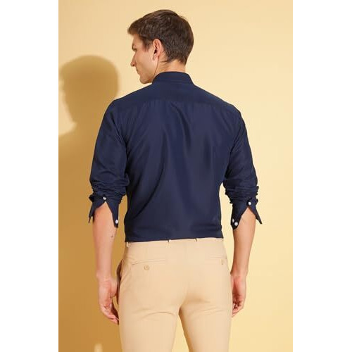 Formal Shirts for Men || Shirt for Men || Men Shirt (in, Alpha, XL, Noble Navy)
