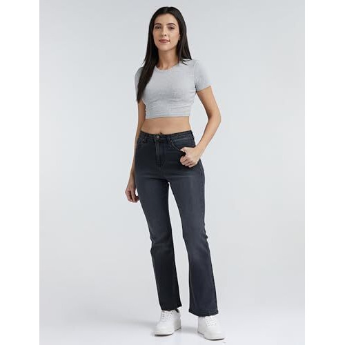 INKD Classic Women's Jeans (INKSS24WJN-410_Graphite