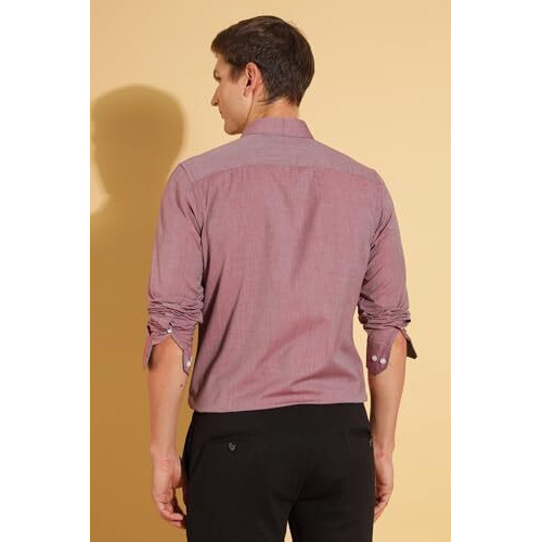 Formal Shirts for Men || Shirt for Men || Men Shirt (in, Alpha, M, Crimson Class)