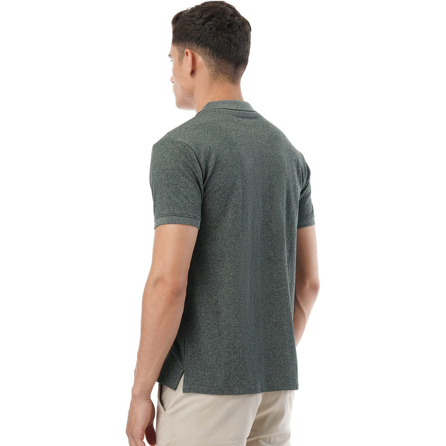 FYLTR Men's Solid Regular Fit Polo Shirt (FYLSS23MP-008_Ever Green L)