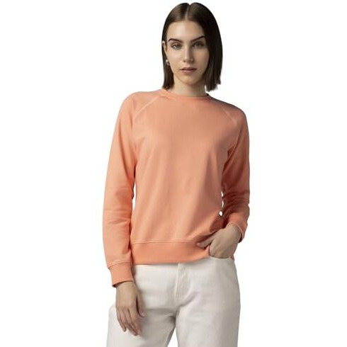 FYLTR Women's Solid Color Raglan Sweatshirt with Full Sleeve - Round Neck | Contrast Flatlock Stitch Detailing | Casual Winterwear for Women