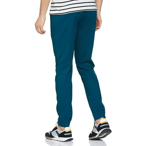 FYLTR Men's Taper Fit Stretch Cotton Joggers with Elasticated Waistband & Drawstrings