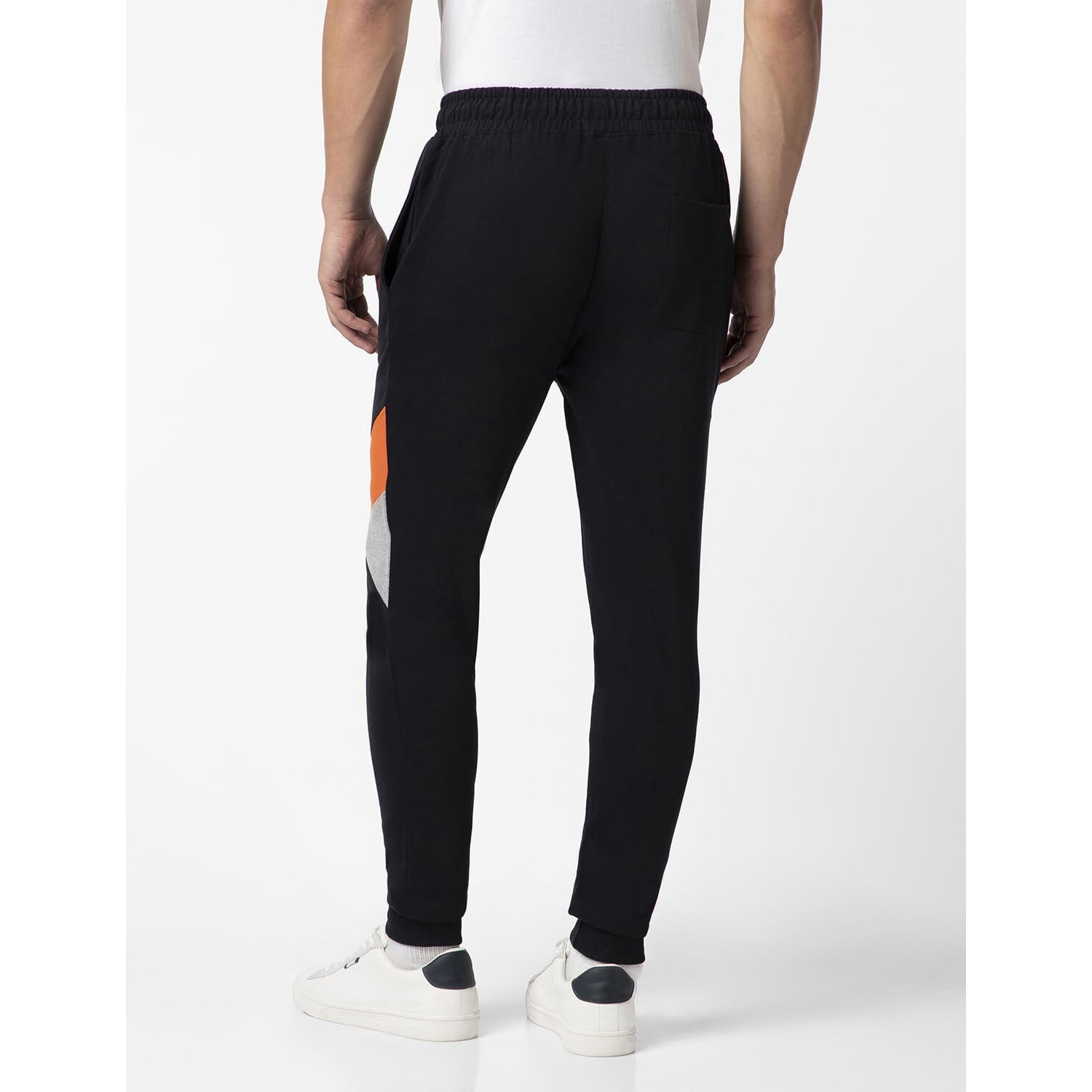 FYLTR Men's Colourblock Joggers with Elasticated Waist and Contrast Drawstrings