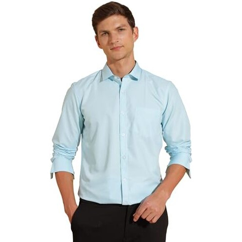 Formal Shirts for Men || Shirt for Men || Men Shirt (in, Alpha, M, True Blue)